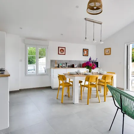 500m De La - Maison 6 Adultes & 1 Enfant Feriehus Barbâtre